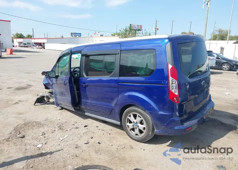 2014 Ford Transit Connect Xlt z USA, uszkodzony, nr VIN NM0GE9F79E1152379